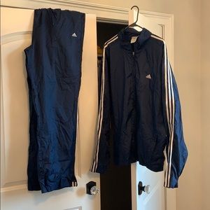 Adidas windbreaker suit Navy